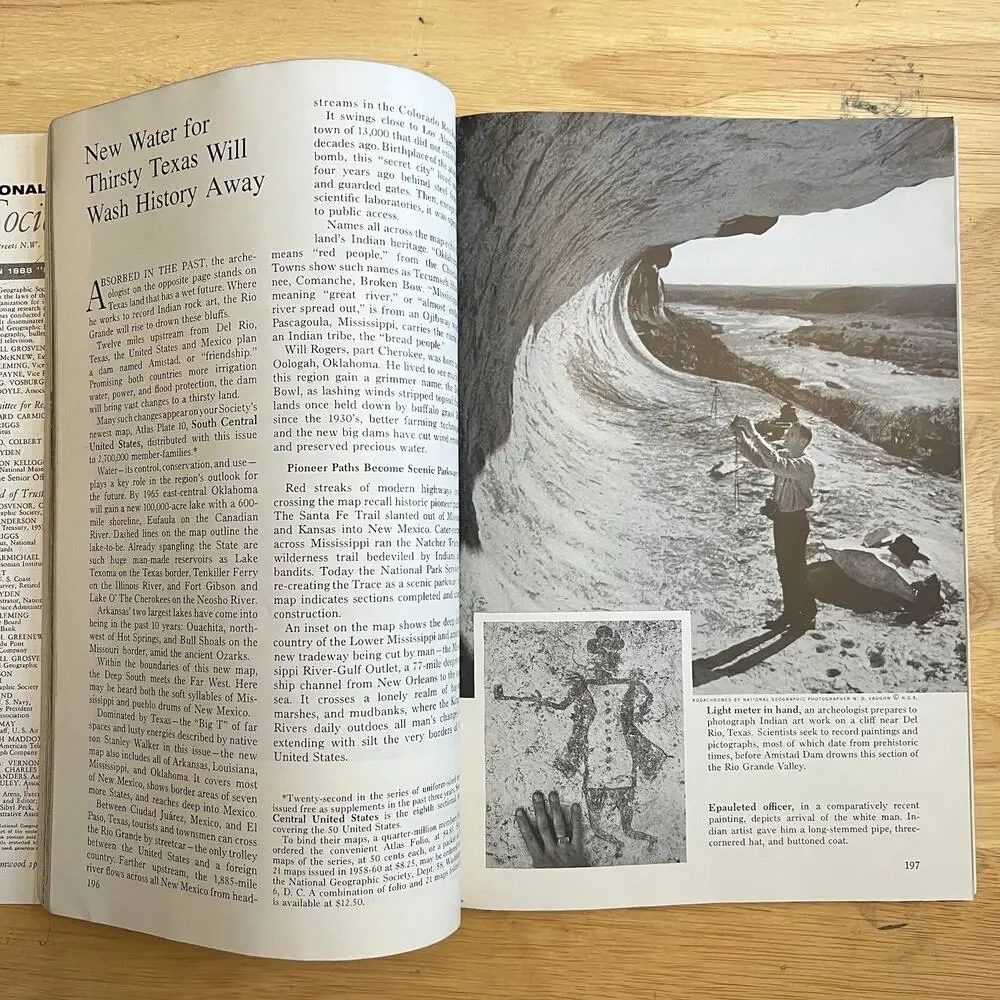 Vintage National Geographic February 1961 Texas Haiti Photosynthesis Coke Ad